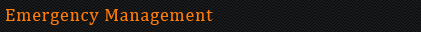 Emergency management