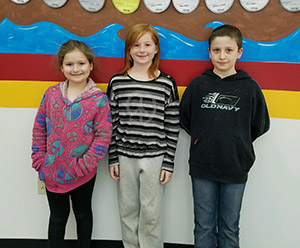 Emily Glore, Starr Burton, and Draven Valley