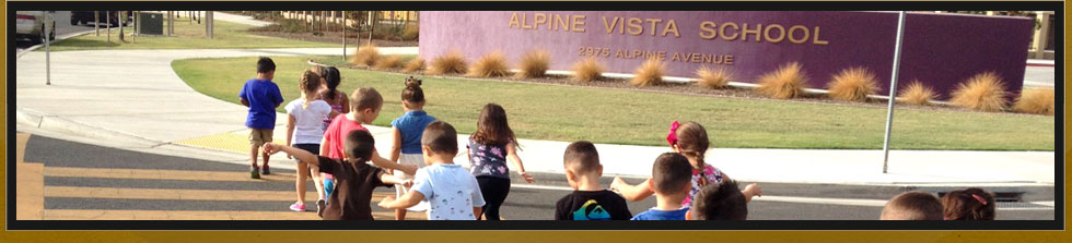 students walking